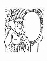 Neige Blanche Nains Reine Coloriages Mechante Miroir Imprimer Royaume Moi Dwarfs Concernant Primanyc sketch template