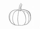 Pumpkin Drawing Line Clipart Halloween Kids Library sketch template