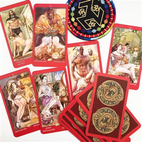 sexual tarot magic deck 78 cards erotic sexy oracle love tarot etsy