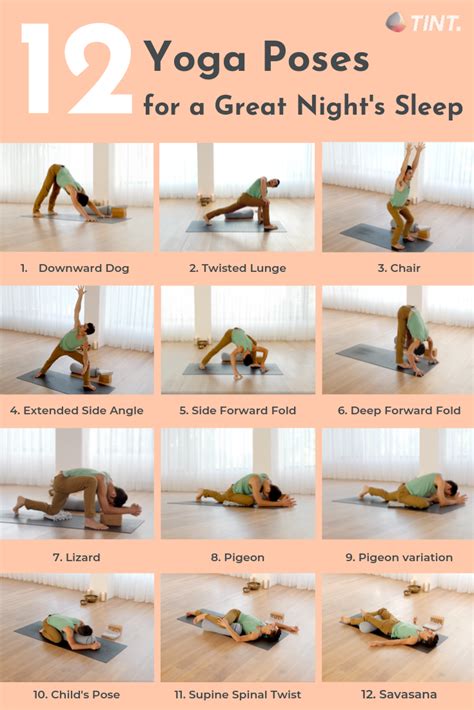 12 Yoga Poses For A Great Nights Sleep Evening Yoga Evening Yoga