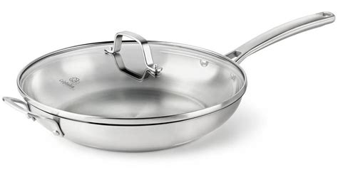 amazoncom calphalon classic stainless steel cookware fry pan
