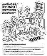 Math Line Coloring Waiting Pages Ordinal Cover Printable Binder Print Kids Crayola Color Template sketch template