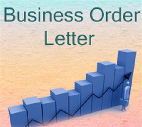 business order letter  letters