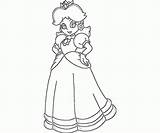 Daisy Peach Rosalina Coloringhome Kleurplaten sketch template