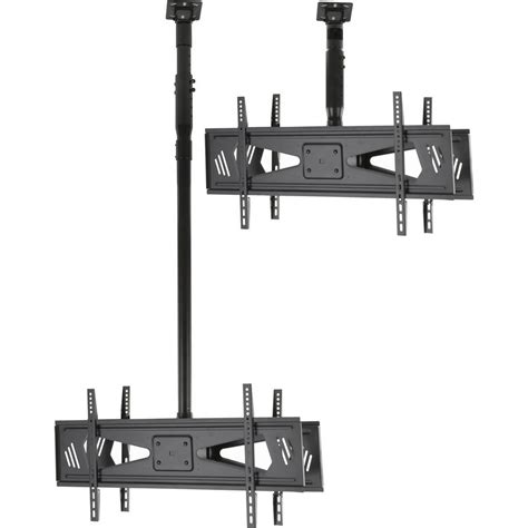 ceiling tv mount     flat screen monitors double sided