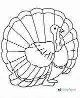 Coloring Thanksgiving Pages Printable sketch template