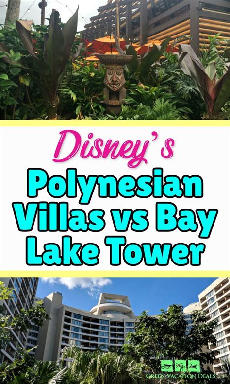 disneys polynesian villas  bay lake tower disney world hotels disney resort hotels