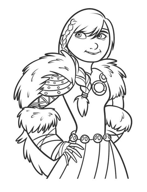 astrid   beautiful    train  dragon coloring pages