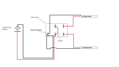 dpst switch wiring diagram dpst rocker switch wiring turjn
