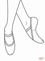 Ballet Coloring Shoes Pages Dance Drawing Shoe Tap Printable Pointe Template Supercoloring Colouring Sheets Getdrawings Dot Sketch sketch template