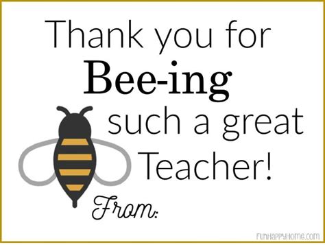 burts bees teacher appreciation gift  printable gift tag fun