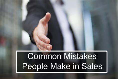 common mistakes people   sales smart circle