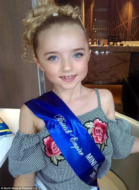 layla thompson is named mini miss british empire daily mail online
