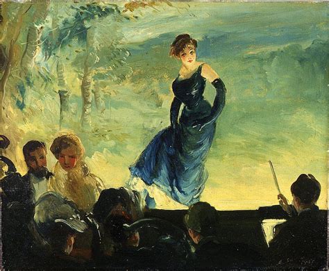 everett shinn concert stage  ashcan school artist american