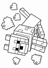 Minecraft Coloring Pages Mobs Getdrawings Printable sketch template