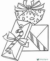 Christmas Coloring Pages Presents Present Printable Gifts Sheets Printing Kids Color Santa Worksheets Popular Print Help sketch template