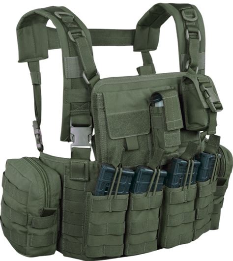 warrior elite ops chest rig elite  olive  recon company