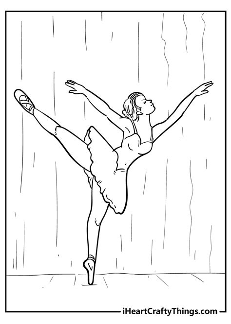 ballet coloring pages updated