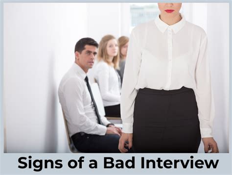 signs   bad interview thejobsjoycom