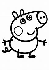 Pig Peppa Coloring Pages George Sheets Printable Print Silhouette Momjunction Colouring Books Parentune Worksheets Child Cartoon Getdrawings Dessin Choose Board sketch template