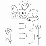 Coloring Alphabet Pages Letter Printable Kids sketch template