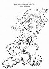 Pages Coloring Ariel Disney Princess Mermaid Little Baby Choose Board Getcolorings Getdrawings Color Colouring sketch template