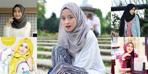 tutorial hijab pashmina menjadi segitiga ragam muslim