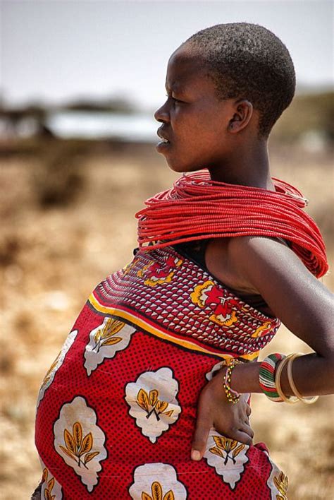 Africa Artafrica Pregnant Samburu Lady By Sallyrango Beautiful