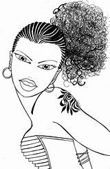 Coloring Pages Afro Hair African American Adult Sheets Book Books Christmas Girls Natural Women Romantic Large Drawing Farm Animal Cartoon sketch template