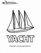 Coloring Yacht Pages Educational Colouring Printable Yachts Printables Popular Coloringprintables Coloringhome Colorin sketch template