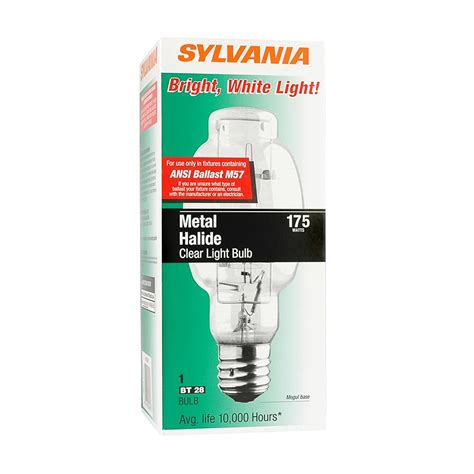 sylvania  watt bt metal halide hid light bulb  lowescom