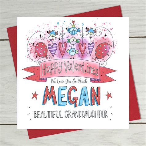 granddaughter valentines card  claire sowden design