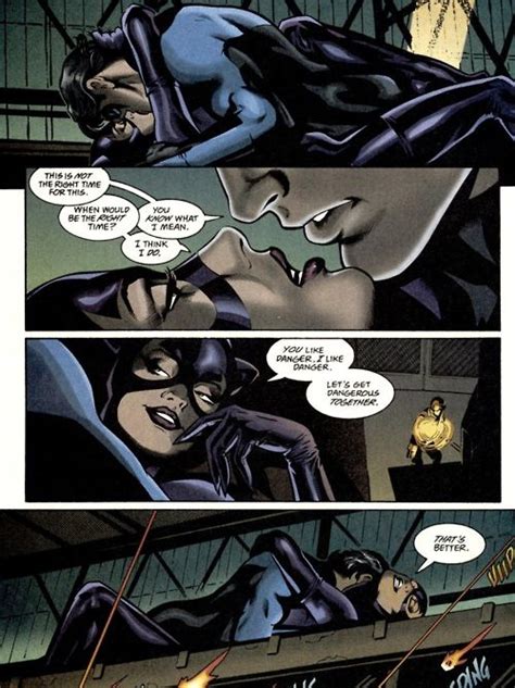 Nightwing Kissing Catwoman Not Sure How I Feel About That
