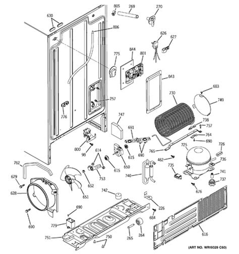 wiring diagram  ge refrigerator