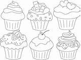Muffin Cupcakes Ausmalbilder Vorlage Geburtstagskalender Magdalenas Malerei Bastelvorlage Muffins Stampare Verjaardagskalender Pinnwand Auswählen Pintura sketch template