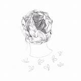 Drawing Messy Bun Side Template sketch template