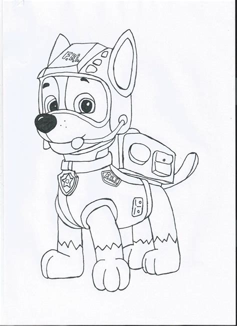 paw patrol coloring page marshall coloring home