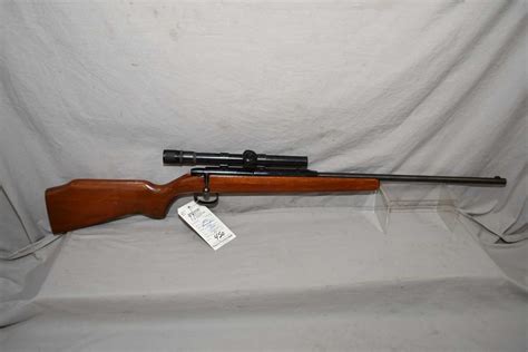 remington model   lr cal single shot bolt action rifle   bbl blued finish starting