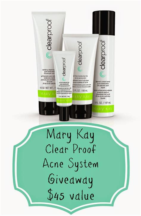 mary kay clear proof acne system giveaway   ends