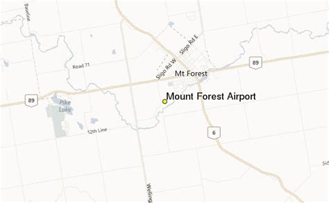 mount forest airport weather station record historical weather