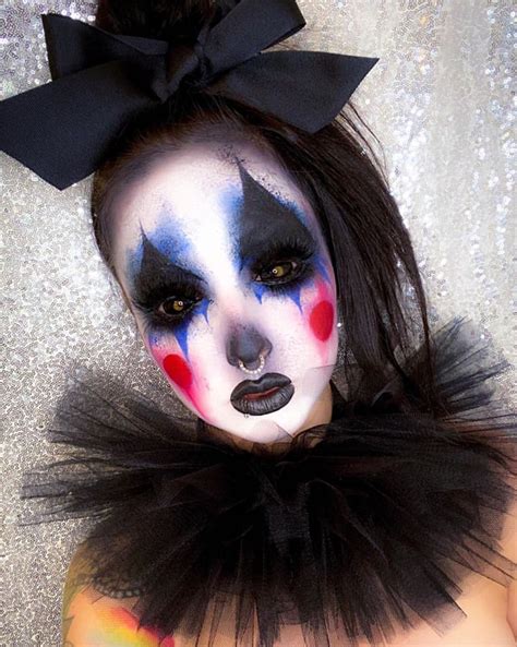 scary clown makeup looks for halloween 2020 the glossychic scary