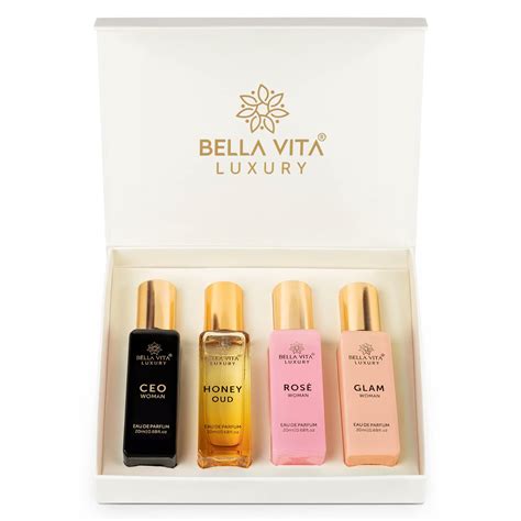amazoncom bella vita organic womens luxury perfume gift set  ml