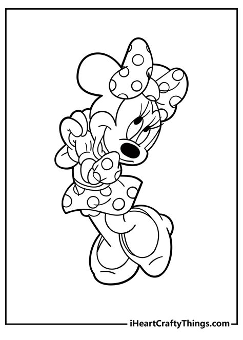 minnie mouse printable coloring pages printable form templates
