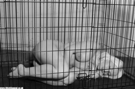 sweet naked blonde caged 17465