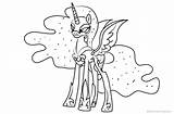 Nightmare Pony Mlp sketch template