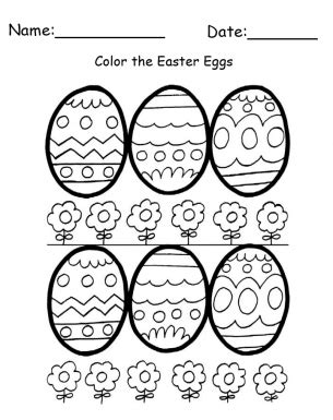 color  design  easter eggs printable craft give   easter
