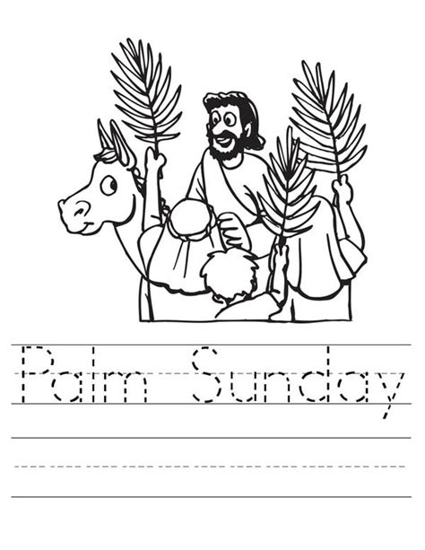 palm sunday worksheet coloring page color luna coloring pages palm