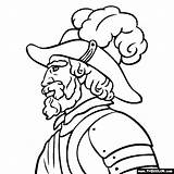 Ponce Leon Juan Coloring Pages Historical American León Color History Figure Mystery Thecolor Choose Board Graders 6th Clipartmag Famous sketch template
