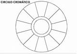 Circulo Cromatico Cromático Lineas Trazados Borramos sketch template