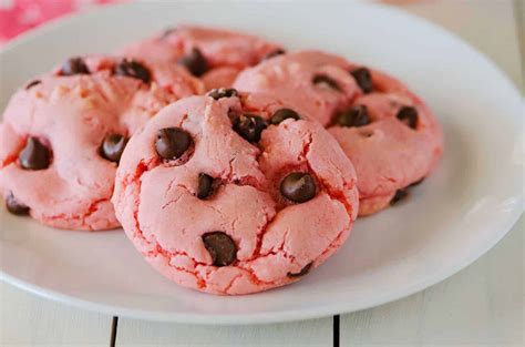 strawberry chocolate chip cookies  country cook
